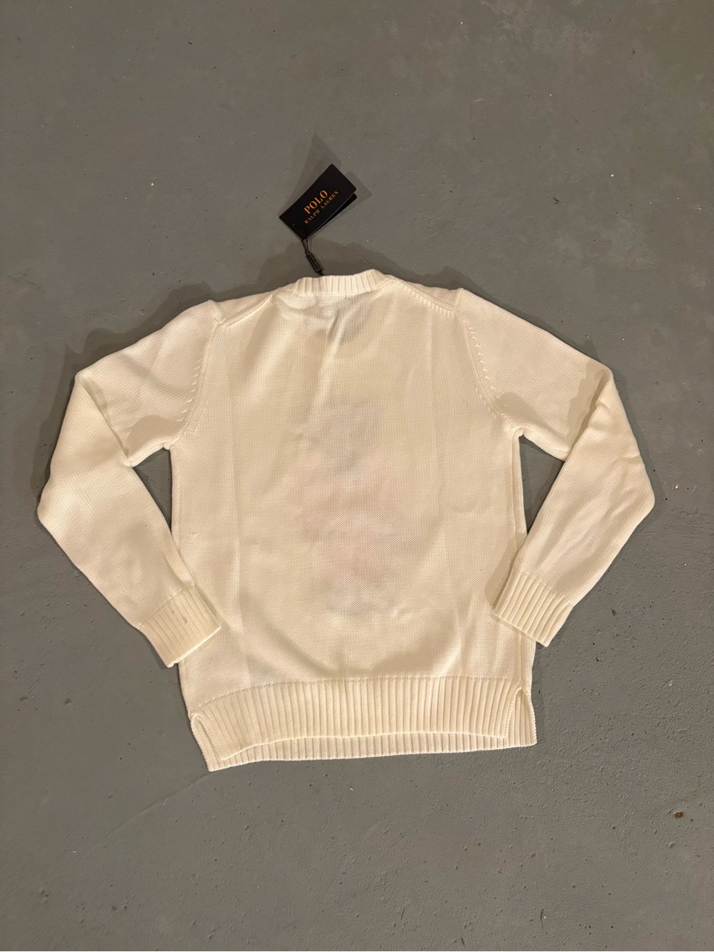Teddy Bear Crew Neck Ralph Lauren x Polo Womens Size Small & Medium - Picture 5 of 6